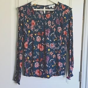 Grace & Lace floral long sleeve top
